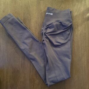 DFYNE High-Waist Women's Gray Seamless Leggings